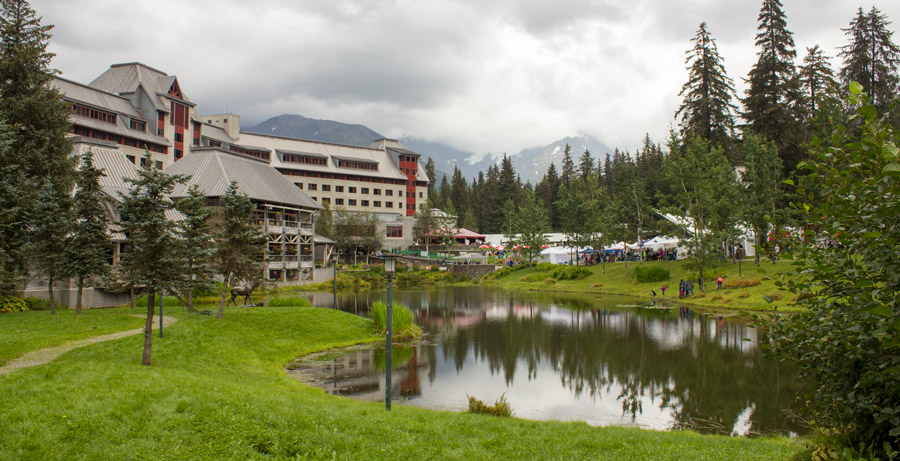 Alyeska Ski Resort, home of the Blueberry Festival.